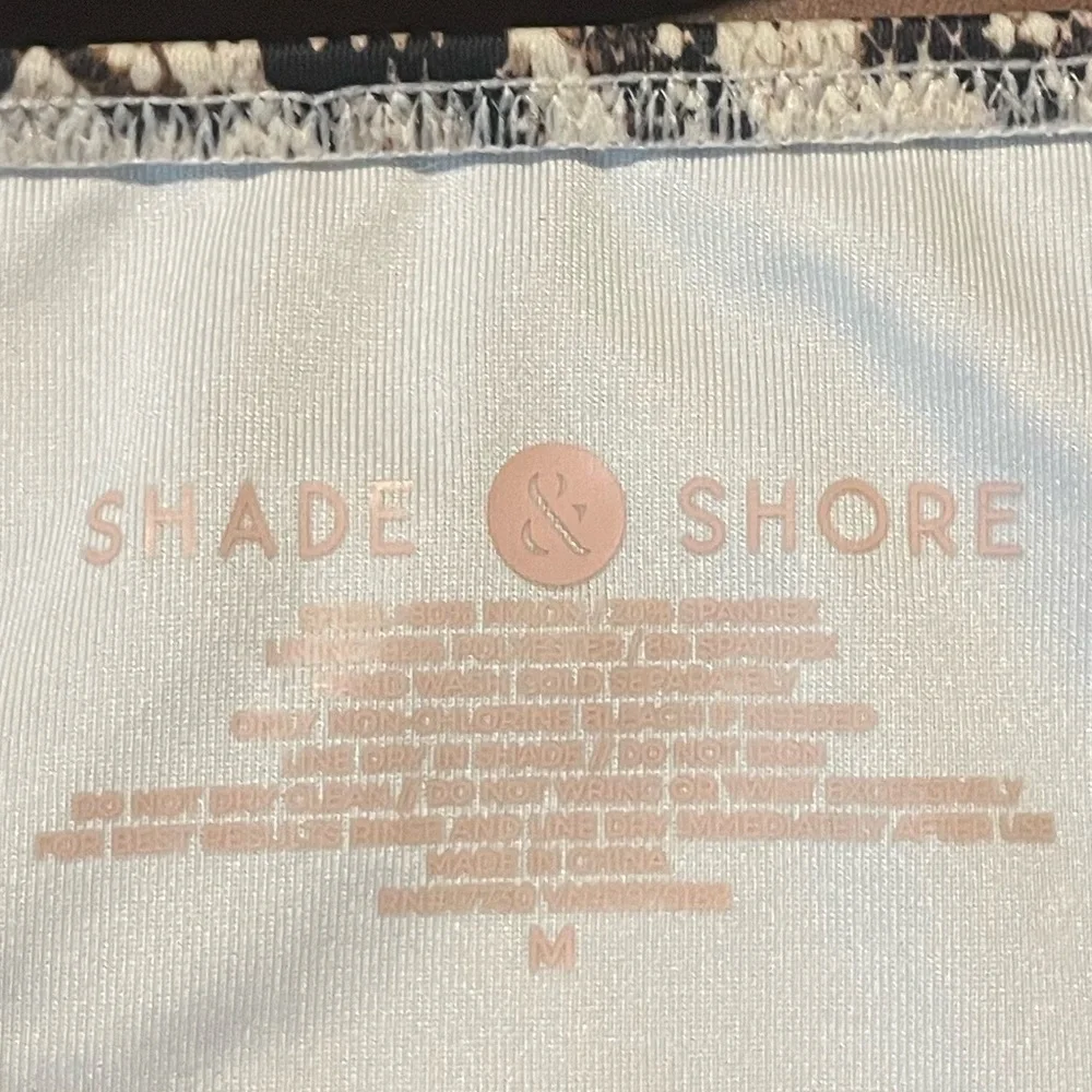 SHADE & SHORE Bikini‎ Animal Print 32B/Medium - Picture 5 of 7